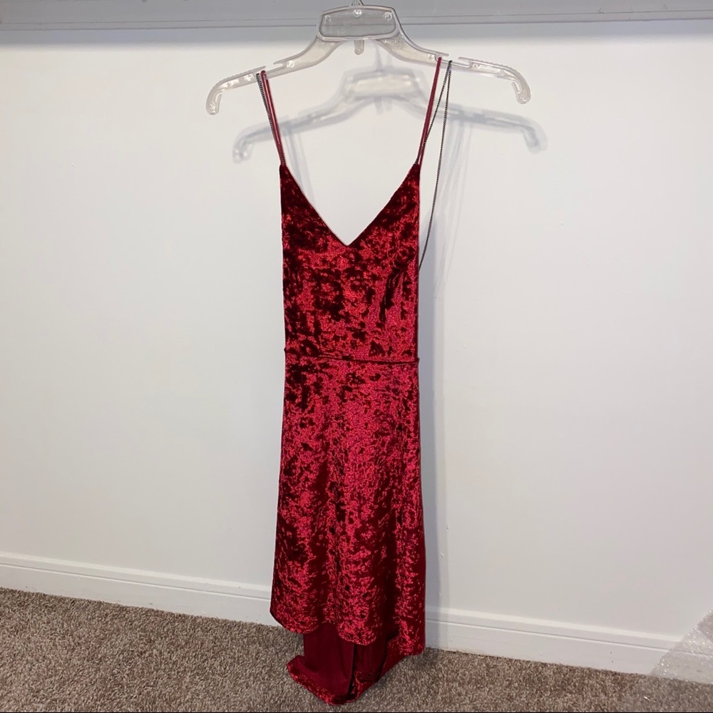 Red Velvet Dress